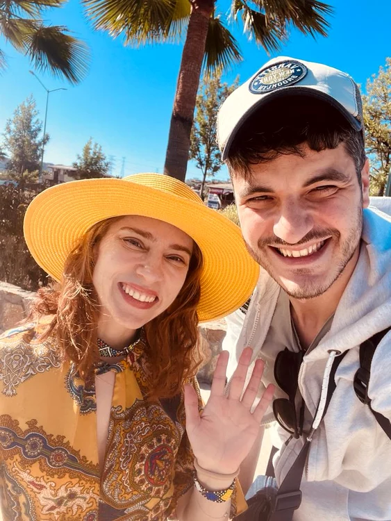 Victoria Baltag și Adrian Lepădatu, în Mexic