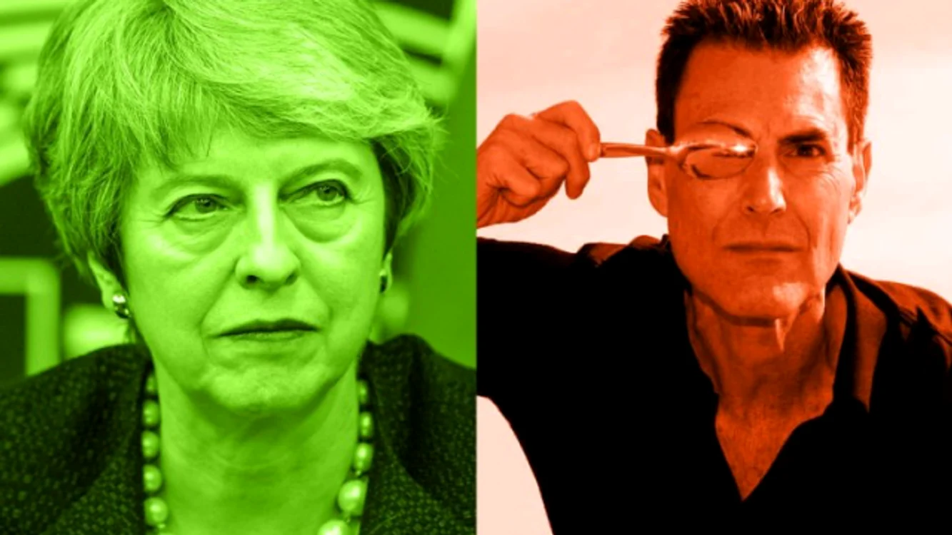Theresa May şi Uri Geller