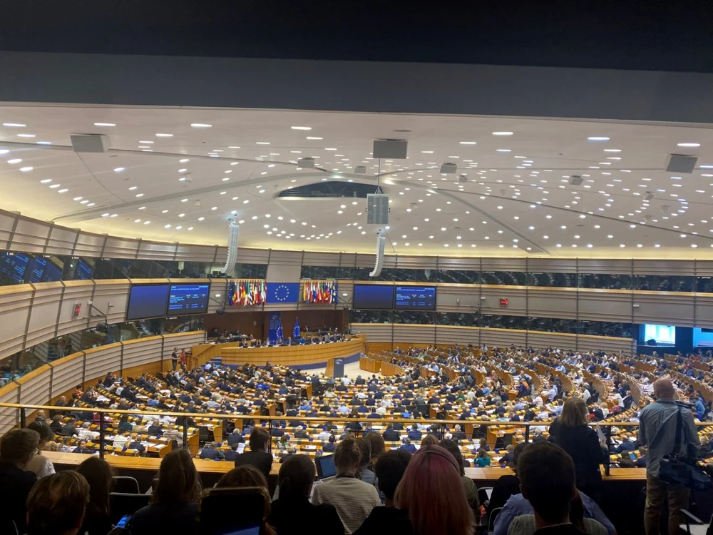 Ședință în Parlamentul European