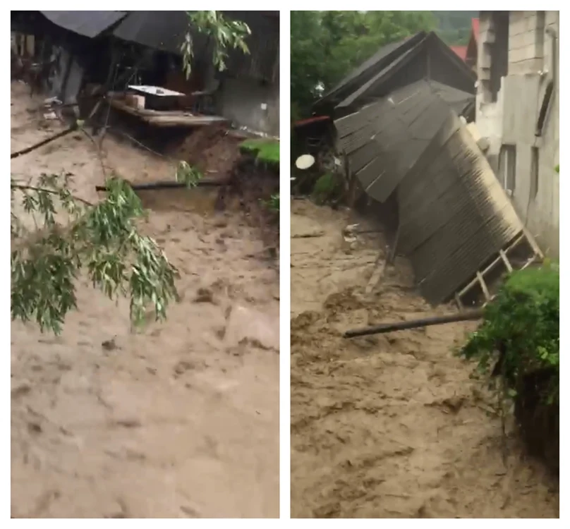 16 locuințe au fost afectateFoto: Captură video Facebook