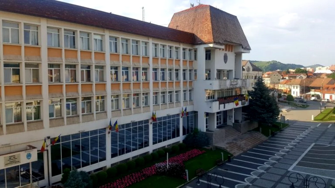 Primăria municipiului Mediaş. Foto: radiomedias.ro