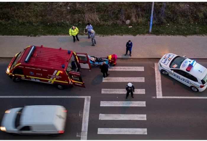 Accident pe trecerea de pietoni FOTO: Arhivă