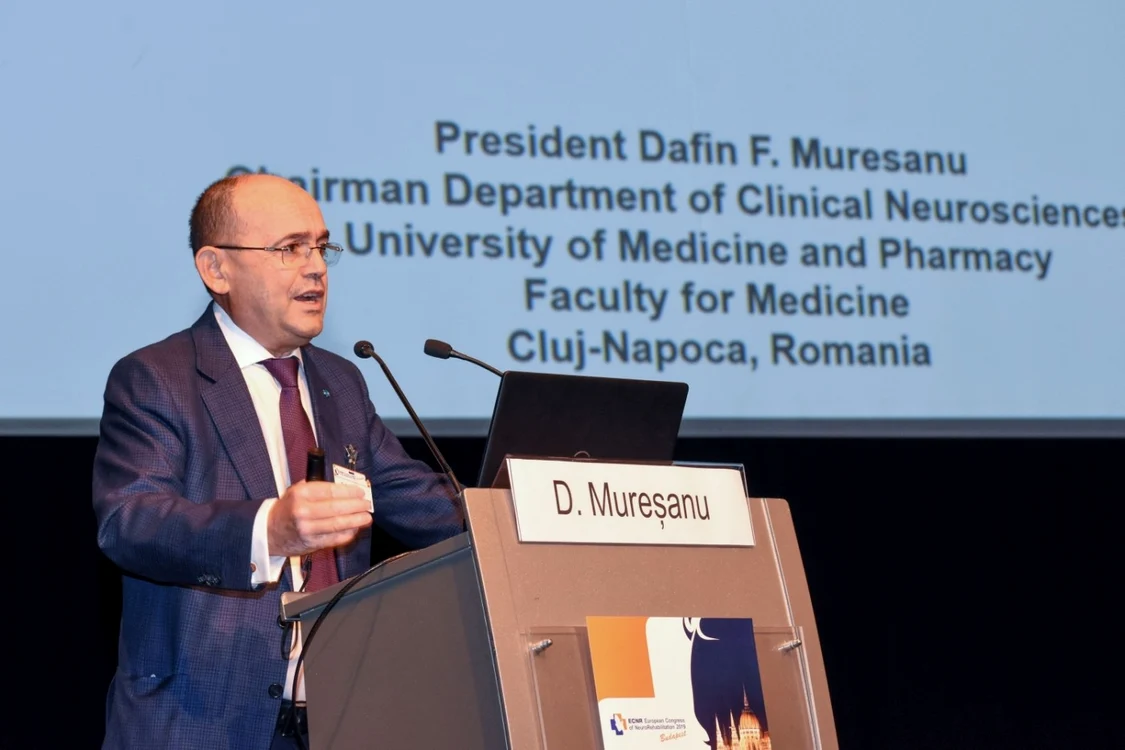 Prof.dr. Dafin Mureşanu a fost reales preşedintele al Federaţiei Europene a Societăţilor de Neuroreabilitare