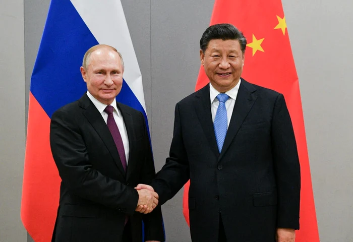 Vladimir Putin şi Xi Jinping FOTO EPA-EFE