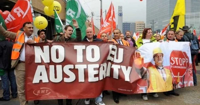Trei mari sindicate belgiene denunţă politica de austeriate