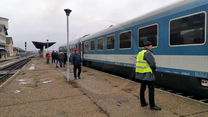 Trenul care face legătura între Satu Mare şi Viena. FOTO: Presasm.ro