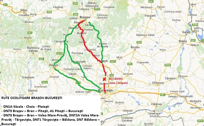 Harta INFOTRAFIC