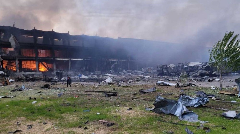 Depozit al Crucii Roşii, distrus la Odesa într-un incendiu cauzat de un atac rusesc cu rachete