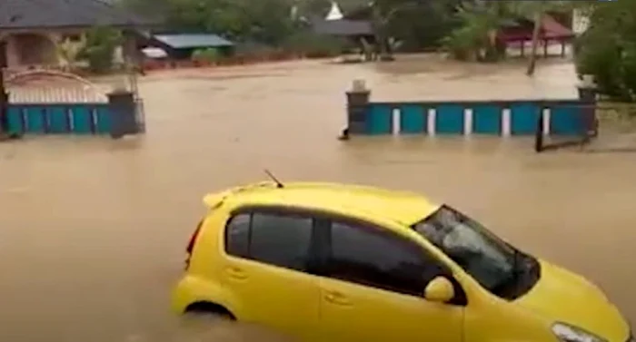 Inundații în Malaezia. Foto Captură video YouTube