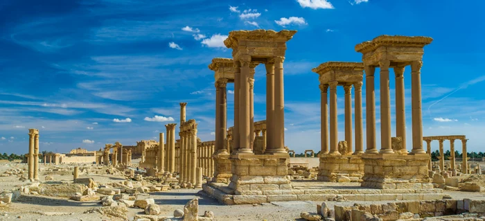 Fostele ruine din Palmira. FOTO: Shutterstock