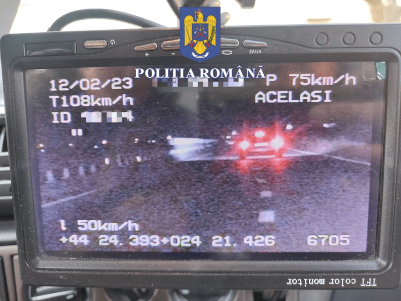 Șofer din Slatina, surprins drogat la volan. Depășise cu peste 50 km/h limita legală de viteză