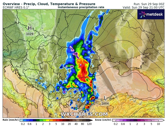 „O ploaie consistentă, una foarte bogată pentru sfârșit de septembrie” - FB Meteo Moldova