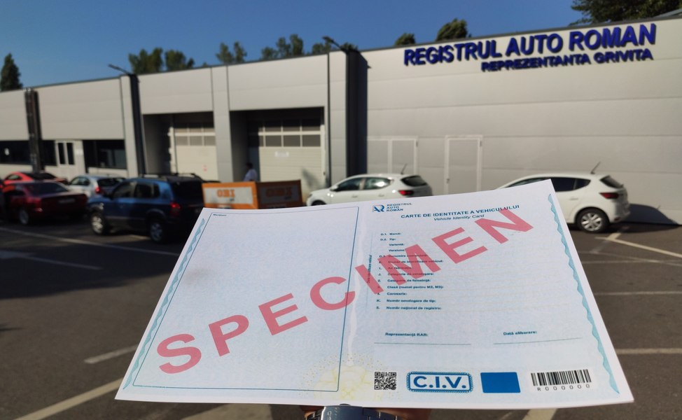 Schimbări la Cartea de Identitate a Vehiculului. Registrul Auto Român: „Nu trebuie să mergeți să scotociți printre actele mașinii”