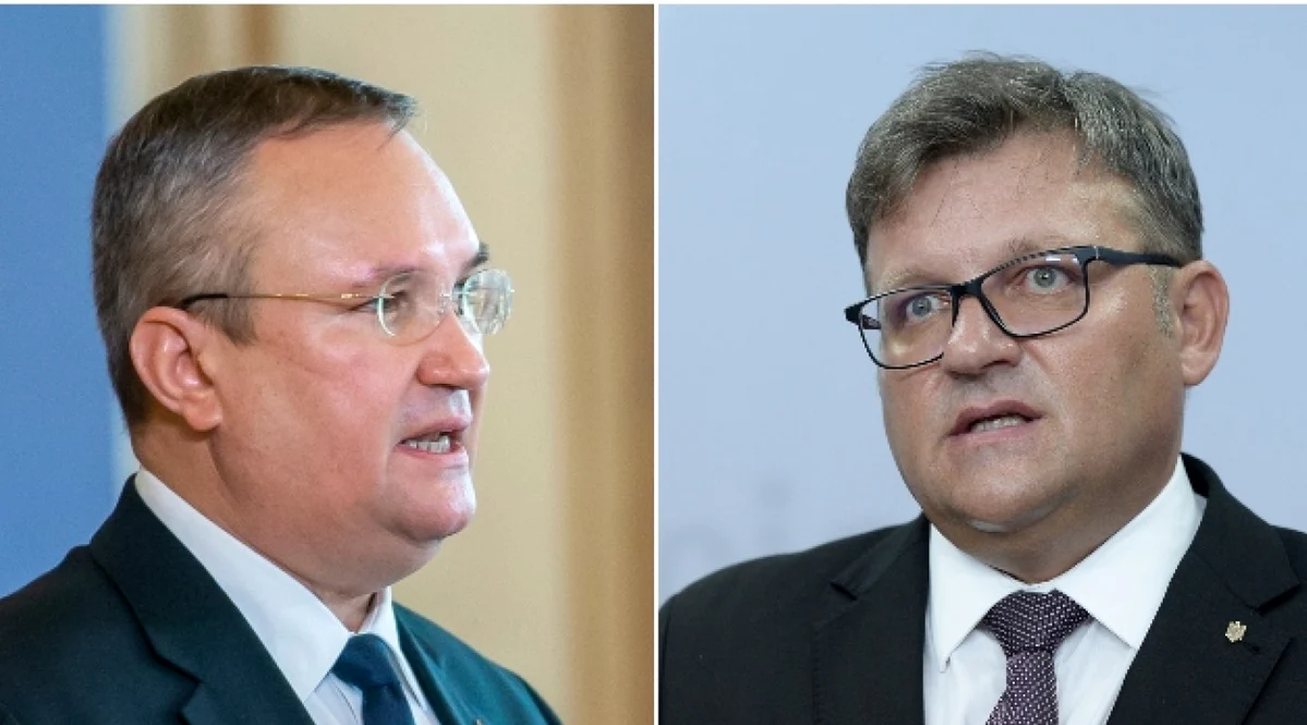 Marius Budăi îi dă peste nas șefului instituțional, premierul Ciucă FOTO Colaj Adevărul