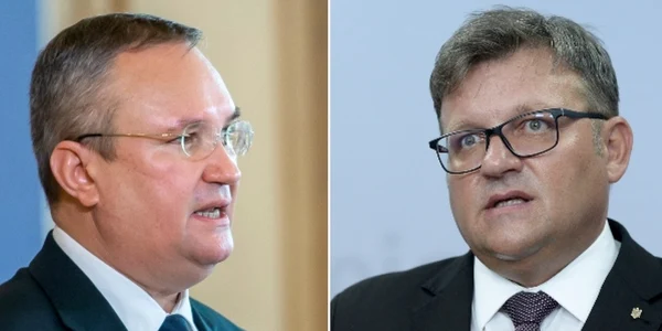 Colaj articol Nicolae Ciuca Marius Budai  FOTO EPA-EFE şi Mediafax