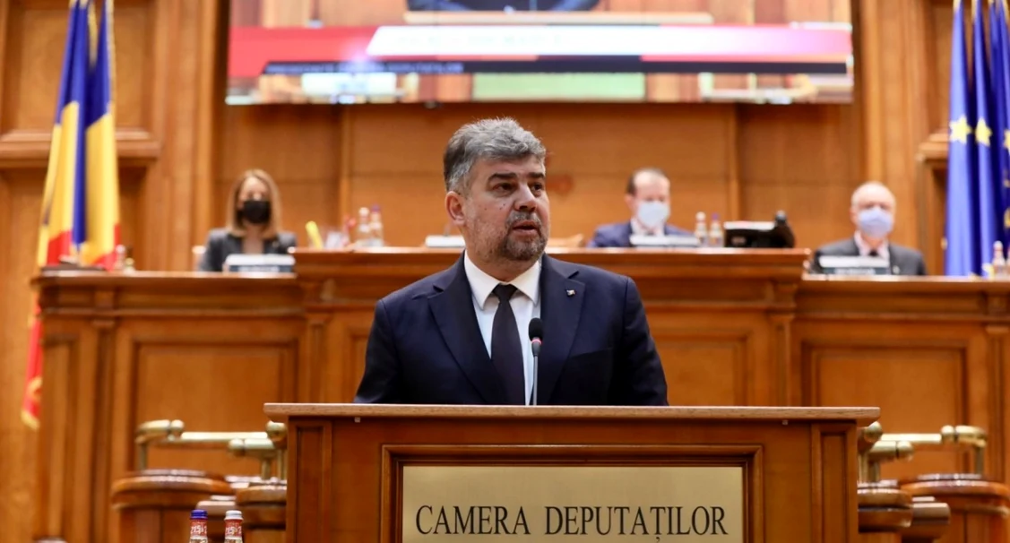 Marcel Ciolacu s-a abținut la votul pentru moțiunea simplă împotriva lui Virgil Popescu FOTO Arhivă 
