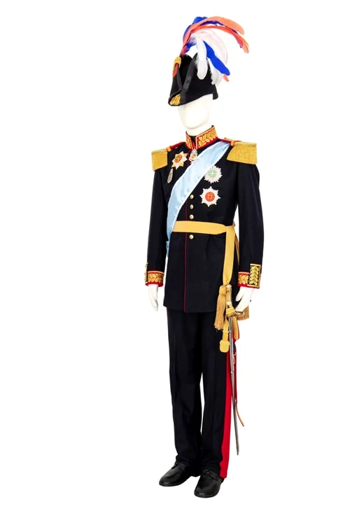 Uniforma lui Grigore Ghica, de general al principatului Moldovei din cadrul Jandarmeriei (1850) 