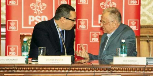 Ponta s-a cosultat cu Iliescu cu privire la opoziţia din partid