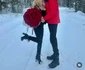 Andreea Bălan a primit un buchet imens de trandafiri din partea viitorului soț / Foto: Instagram