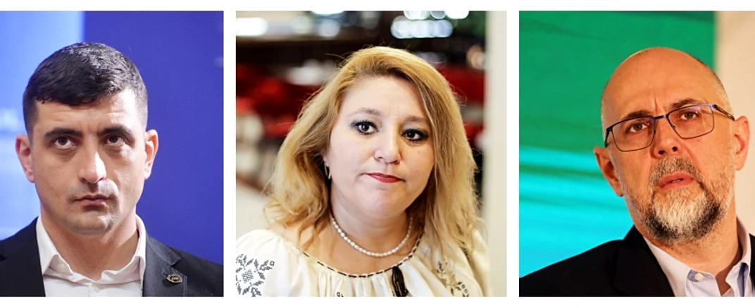 George Simion, Diana Șoșoacă și Kelemen Hunor. FOTO Colaj Inquam Photos și Mediafax