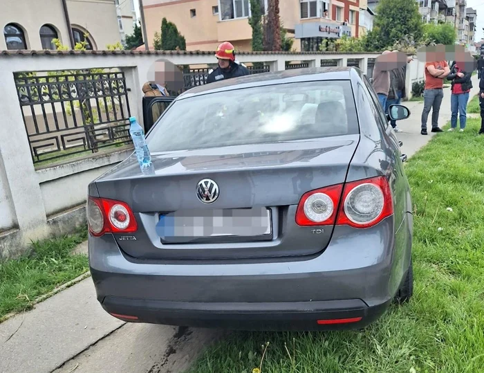 Accident în Bascov. FOTO ISU Argeș