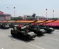 Tancurile nord-coreene au trecut prin piaţa Kim Il-Sung in timpul paradei militare FOTO Mediafax/AFP