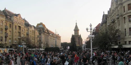Mitingul bicicliştilor FOTO Ştefan Both