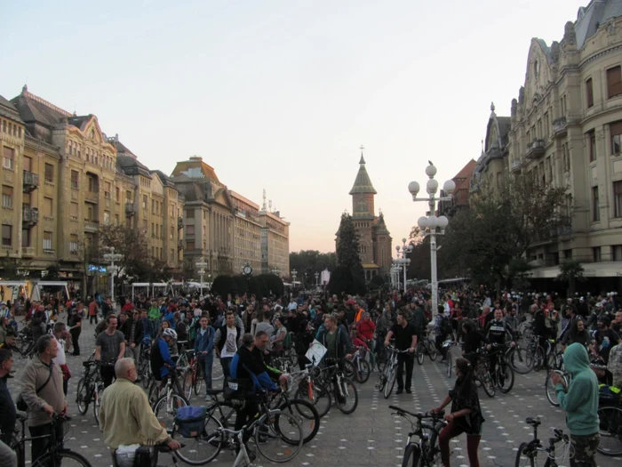 Mitingul bicicliştilor FOTO Ştefan Both