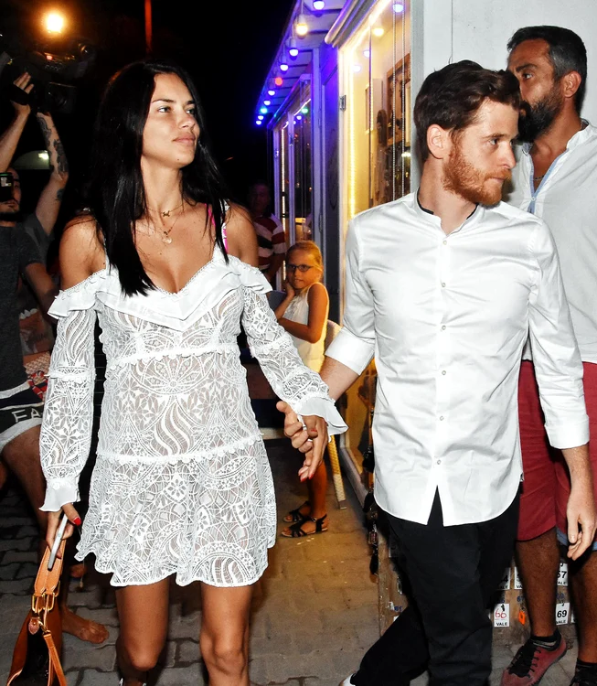 Adriana Lima and Metin Hara night out   Bodrum jpeg