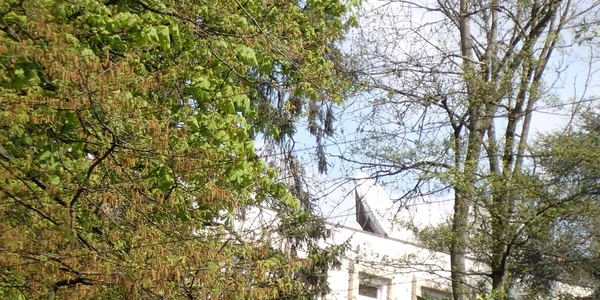 O antena pe acoperisul unei cladiri de la Ambasada Rusiei la Bruxelles FOTO RTBF jpeg