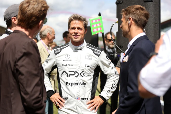 Brad Pitt la Silverstone, Profimedia (1) jpg