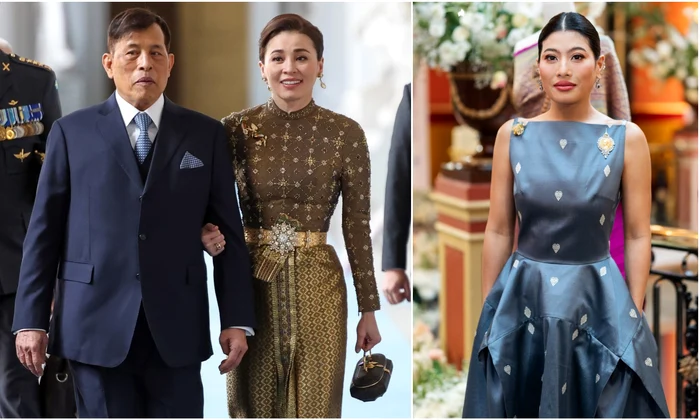 Regele Rama X al Thailandei și fiica sa, Prințesa Sirivannavari   FOTO Profimedia jpg