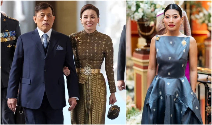Regele Rama X al Thailandei și fiica sa, Prințesa Sirivannavari   FOTO Profimedia jpg
