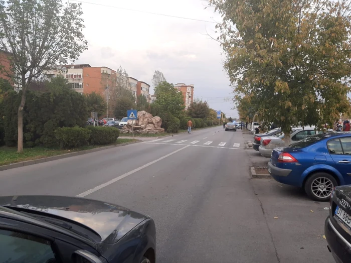 Accidentul a avut loc pe bulevardul A.I. Cuza, în zona Mc Donalds FOTo: martor