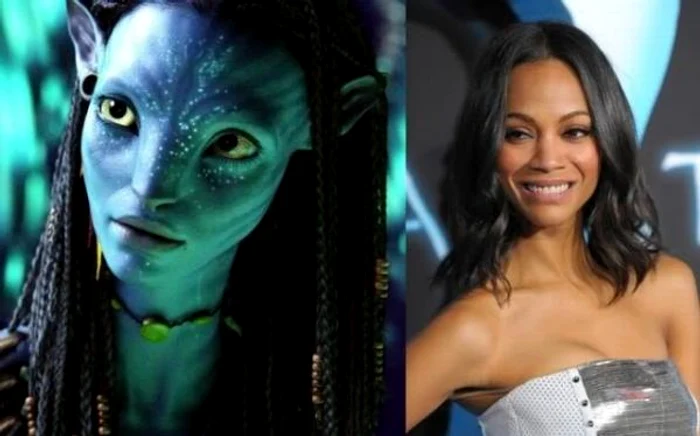 zoe saldana avatar, zoe saldana neytiri, zoe saldana transformare, zoe saldana masca