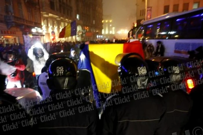 Proteste în Bucureşti