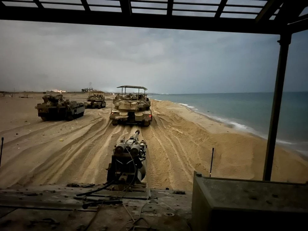 Forțele israeliene au pătruns în Fașia gaza FOTO: X