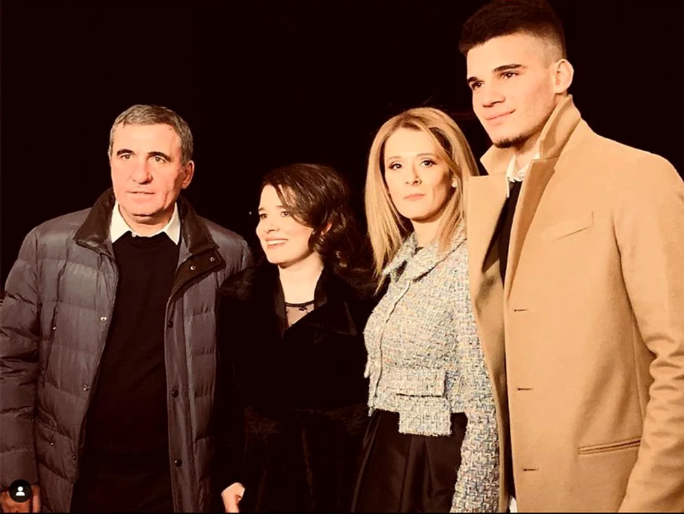Gică și Marilena Hagi audoi copii, Kira și Ianis