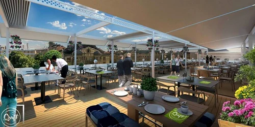 Terasă la înălţime în Timişoara