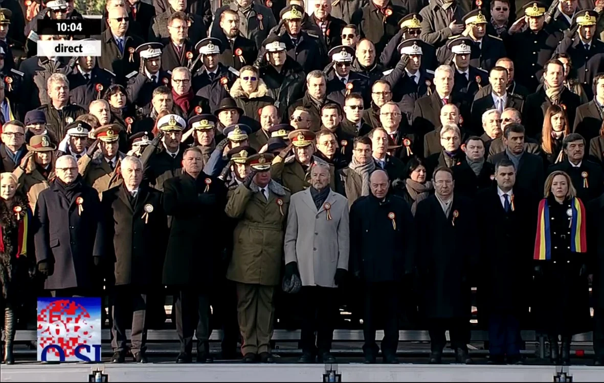 Klaus Iohannis, Liviu Dragnea, Viorica Dăncilă și Traian Băsescu 