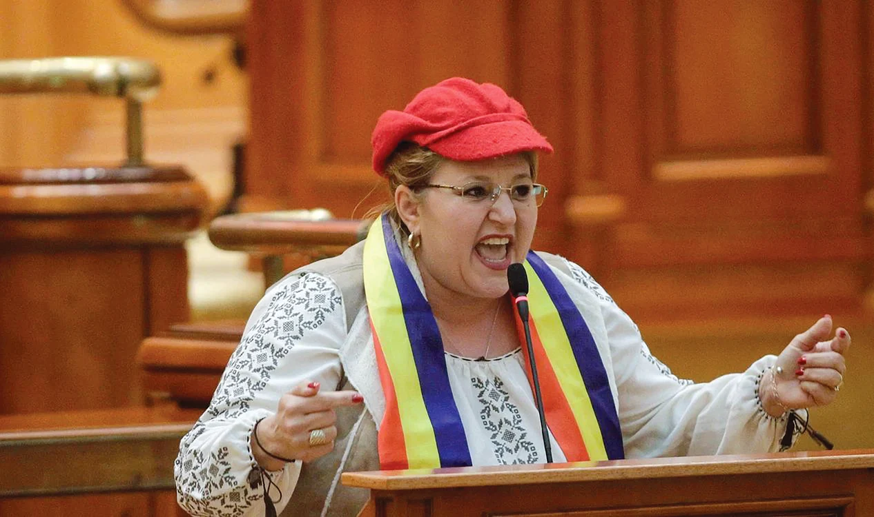 Diana Șoșoacă a luat cu ea la Bruxelles doi preoţi/FOTO: Inquam Photos