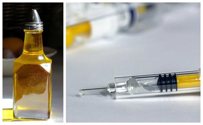 Injectări cu ulei / Sursă foto: Pixabay