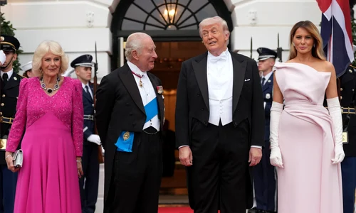 vizita regală în SUA  Donald Trump și Regele Charles  foto   profimedia 1095098015 jpg