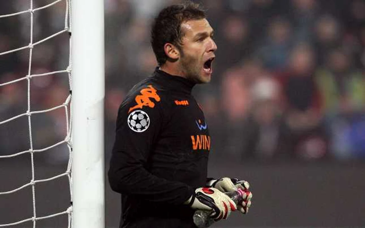 Bogdan Lobonţ, portar la AS Roma. FOTO Mediafax