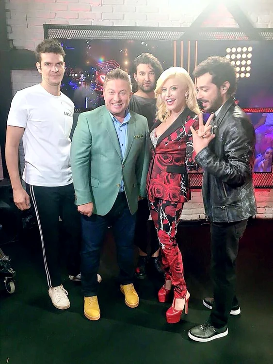Pavel Bartoș și juriul de la "Vocea României"