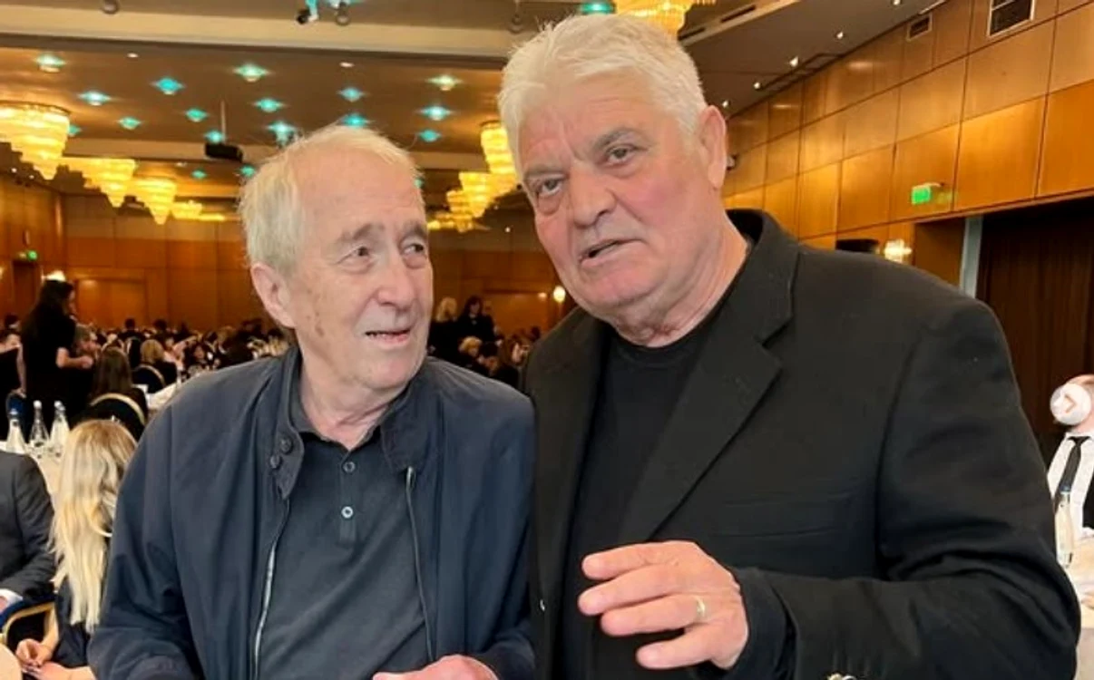 Valentin Ceaușescu a stat la povești cu Ioan Andone FOTO Captură Instagram Ioan Andone
