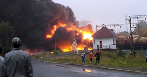 tren deraiat ucraina foto via „KyievPost”