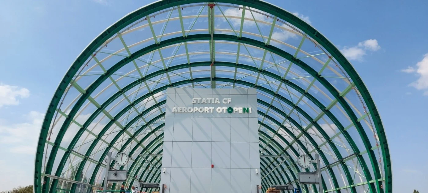 Calea ferată Gara de Nord - Aeroport Henri Coandă Otopeni FOTO CFR Infrastructură