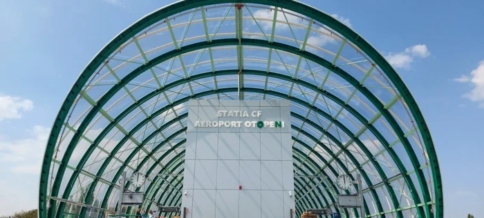 Calea ferată Gara de Nord - Aeroport Henri Coandă Otopeni FOTO CFR Infrastructură