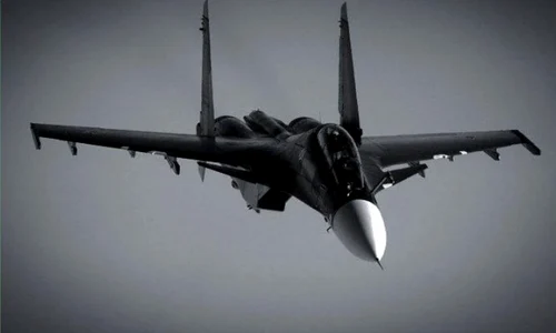Avion SU 30M foto captură telegram jpg